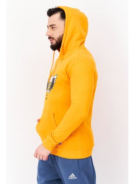 adidas Originals Men Sportswear Fit Brand Logo Outdoor Hoodie, Orange  - Image 2