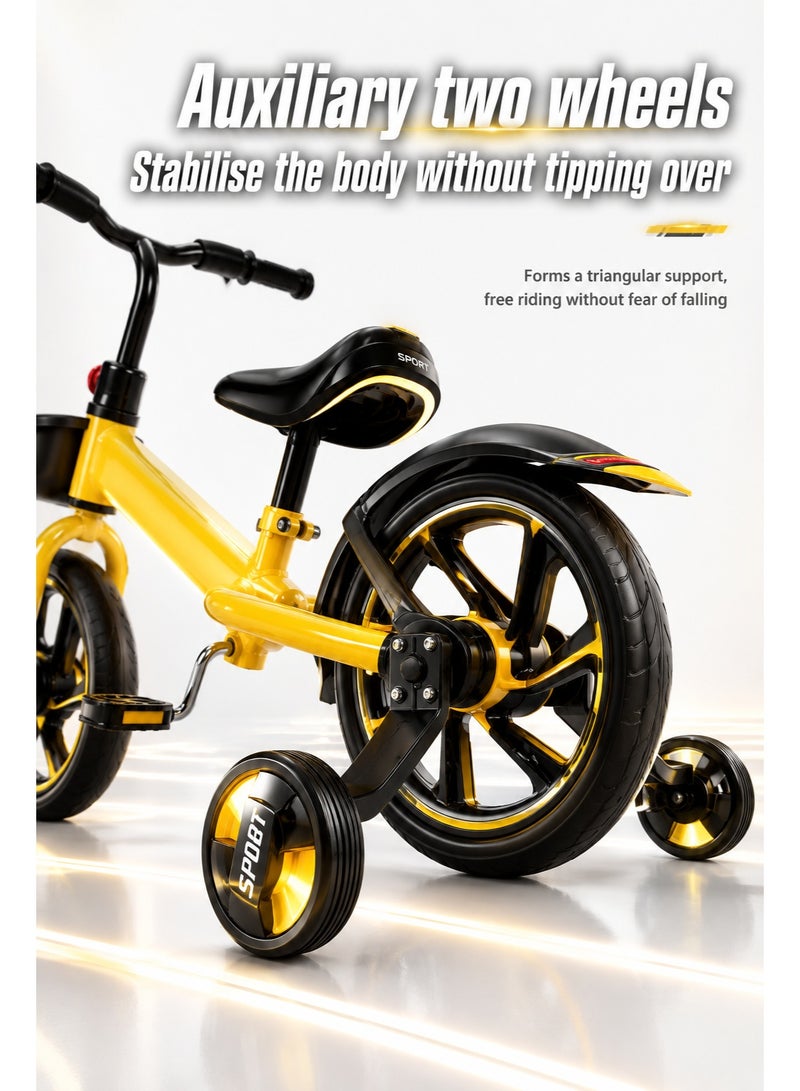 Kids Bike Magnesium Alloy Children’s Bicycle – Safe & Stable Bike for Boys & Girls 3–6 Years with Training Wheels, Sensitive Brakes & Wear-Resistant Tires - Image 5