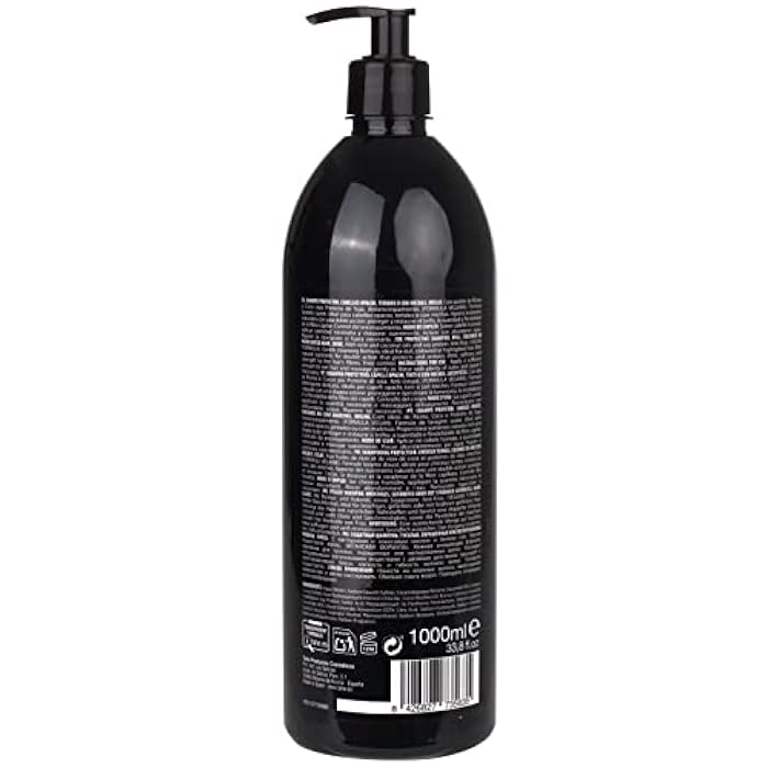 Tahe Gold Protein Protective Shampoo for Dull, Color-Treated or Highlighted Hair with Anti-Frizz Effect, 1000ml - Image 2