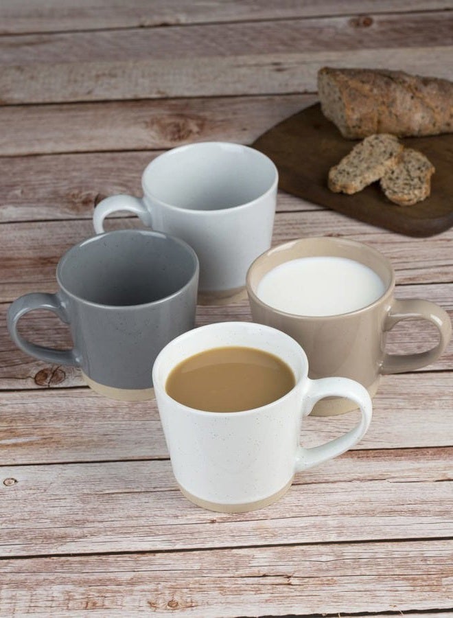 Famiware Saturn 4 Pieces Coffee Mug, 12 oz Tea Mug, Catering Mugs with Handle for Coffee, Tea, Cocoa, Milk, Multi-color - Image 5