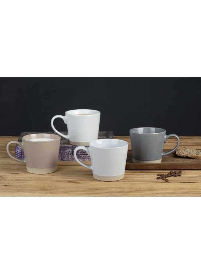 Famiware Saturn 4 Pieces Coffee Mug, 12 oz Tea Mug, Catering Mugs with Handle for Coffee, Tea, Cocoa, Milk, Multi-color - Image 2