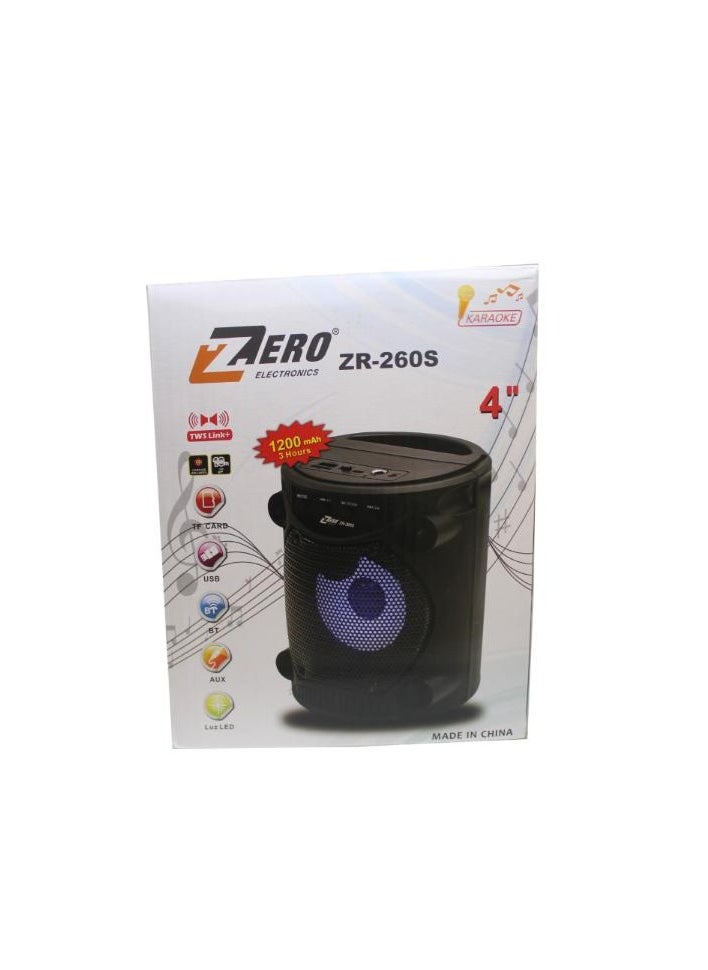Zero - ZR-260S Bluetooth speaker supports memory card, Bluetooth, USB flash, and supports microphone output - Image 1
