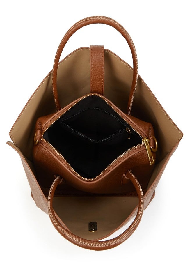 Caistre Tote Bags for Women Leather Crossbody Bucket Purse Large Handbag Trendy Vintage Shoulder Hobo Bag Ladies Top Handle Handbag - Image 3