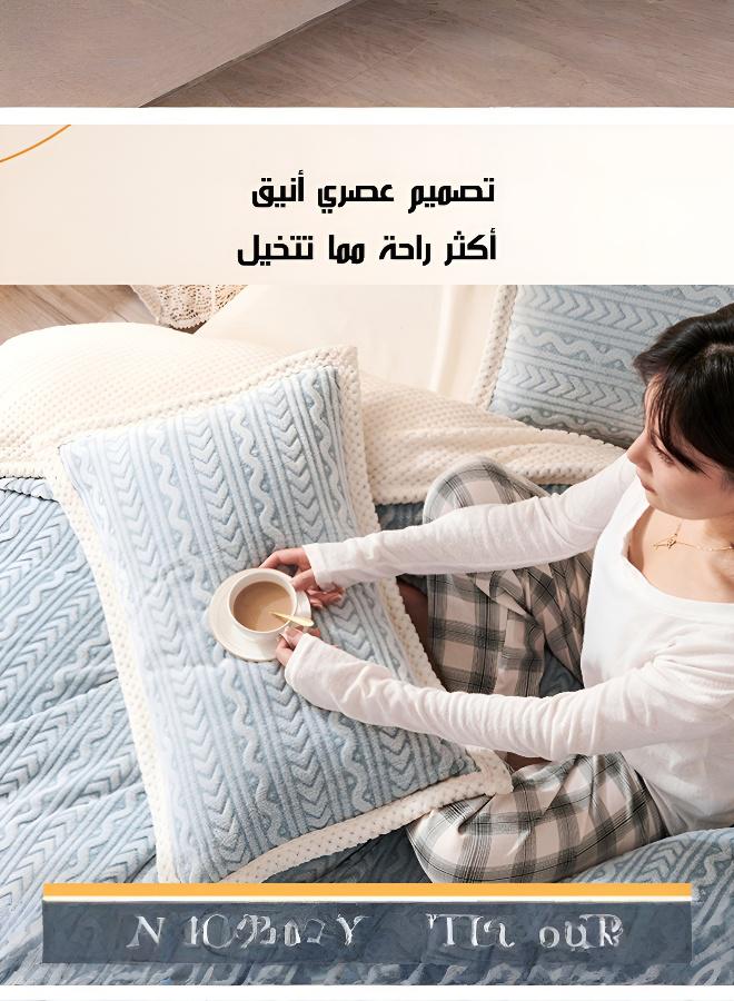 بطانية كشميرية دافئة مريحة منحوتة ثلاثي الأبعاد - Image 5