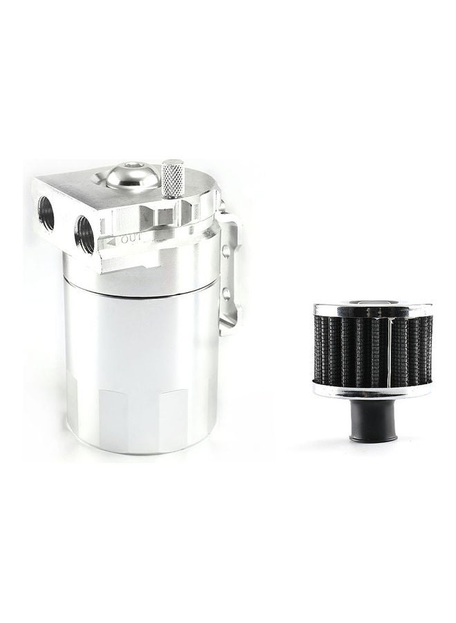 MUNTAQI Oil Catch Can Tank With Breather Tank Reservoir Filter - Image 1