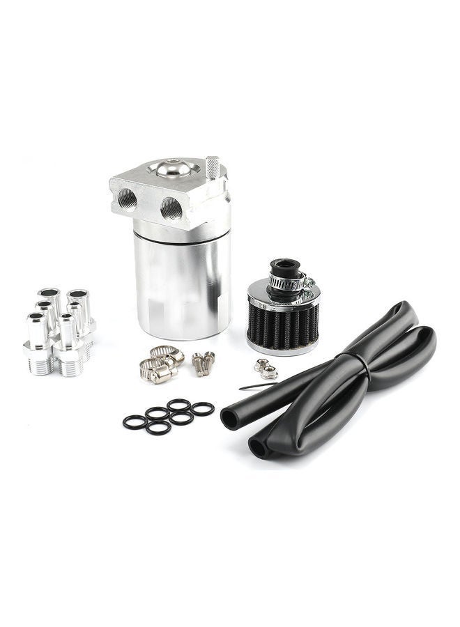 MUNTAQI Oil Catch Can Tank With Breather Tank Reservoir Filter - Image 2