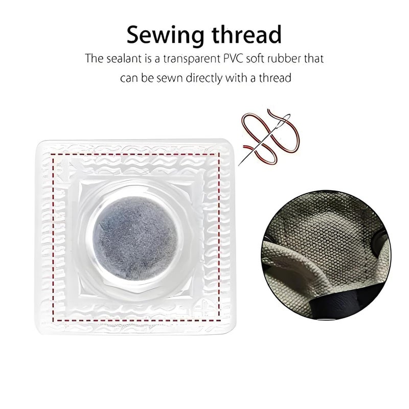 RupeeRise عبوة 20 زر مغناطيسي للأكياس والملابس، مشابك للخياطة اليدوية، جودة ممتازة (1.5 * 0.3 سم) - Image 4