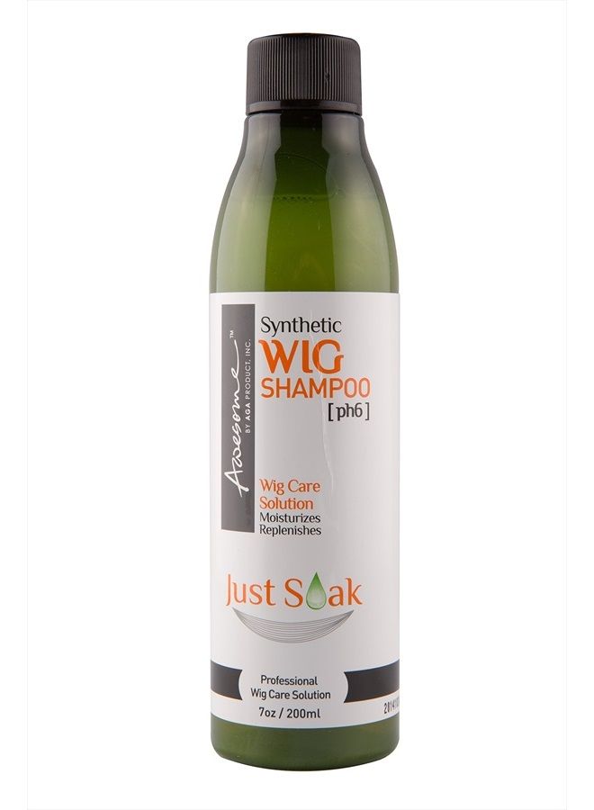 Awesome Synthetic Wig Shampoo, pH6, Detangle and Anti-Frizz, Adds Body & Volume, Hydrates & Moisturizes, Promotes Silkiness & Shine, Easy Combing, Contains Coconut Oil,7 fl oz - Image 1