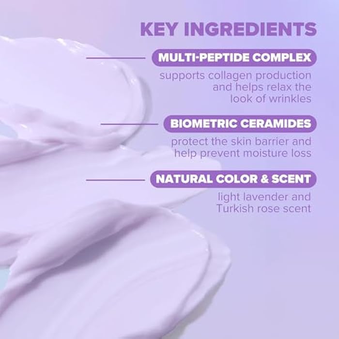 ClarityRx Better With Age Multi-Peptide Anti-Aging Facial Moisturizer, Natural Lifting & Tightening Face Cream, Plant Based, Cruelty Free, Paraben Free (1.7 oz) - Image 3