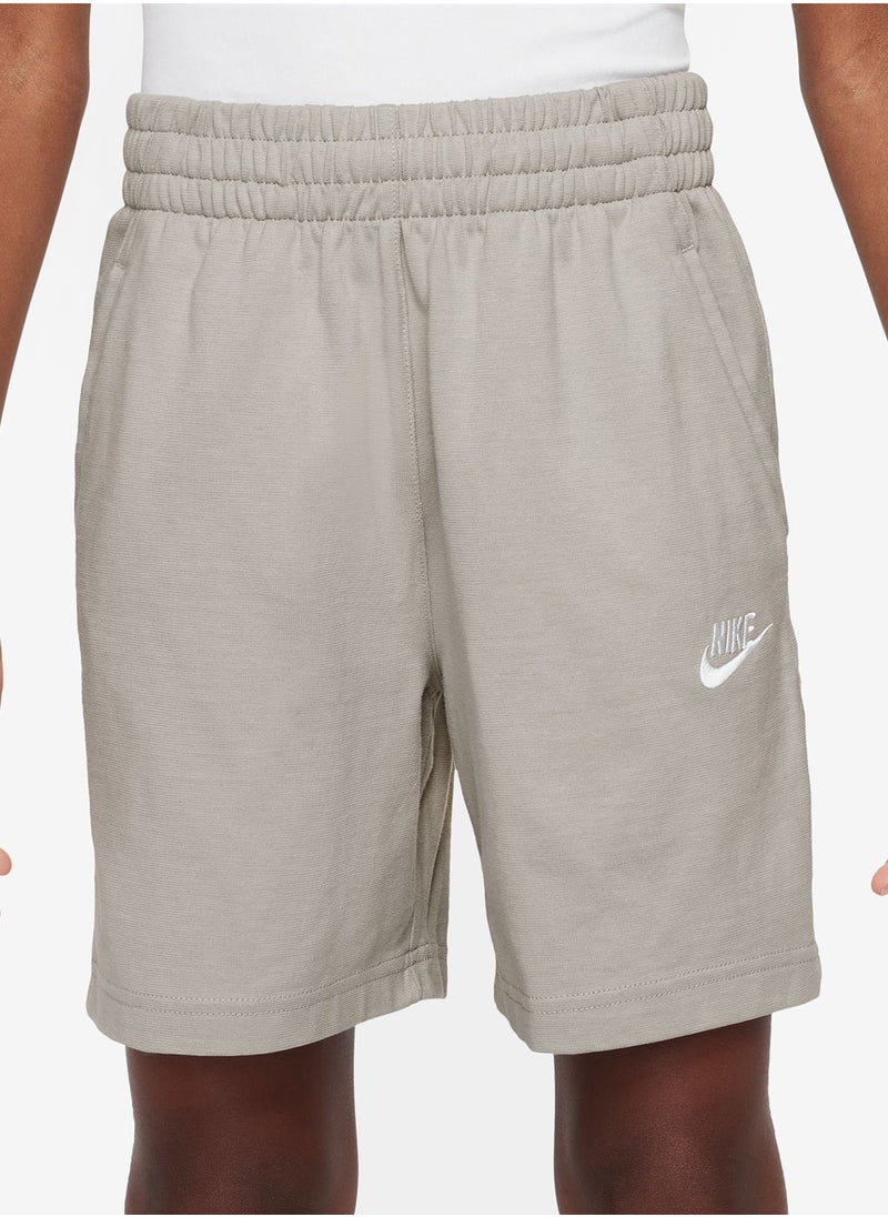 Nike - Youth 6" Nsw Club Knitted Shorts - Image 1