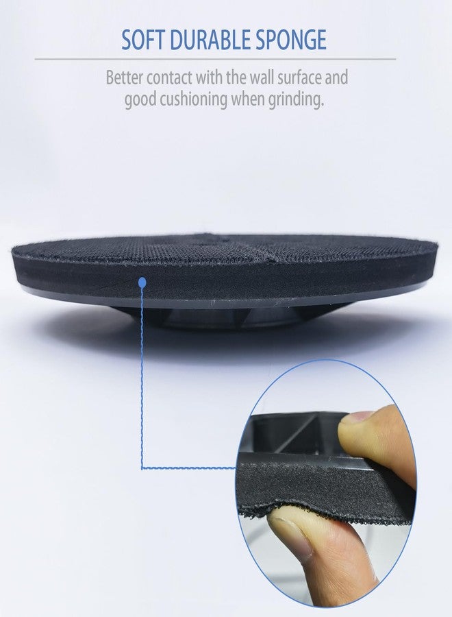 HDongany 9 Inch 8 Hole Drywall Sanding Pad for Drywall Sander, Replacement Backing Pad Used with Hook and Loop Grinding Polishing Sanding Disc - Image 4