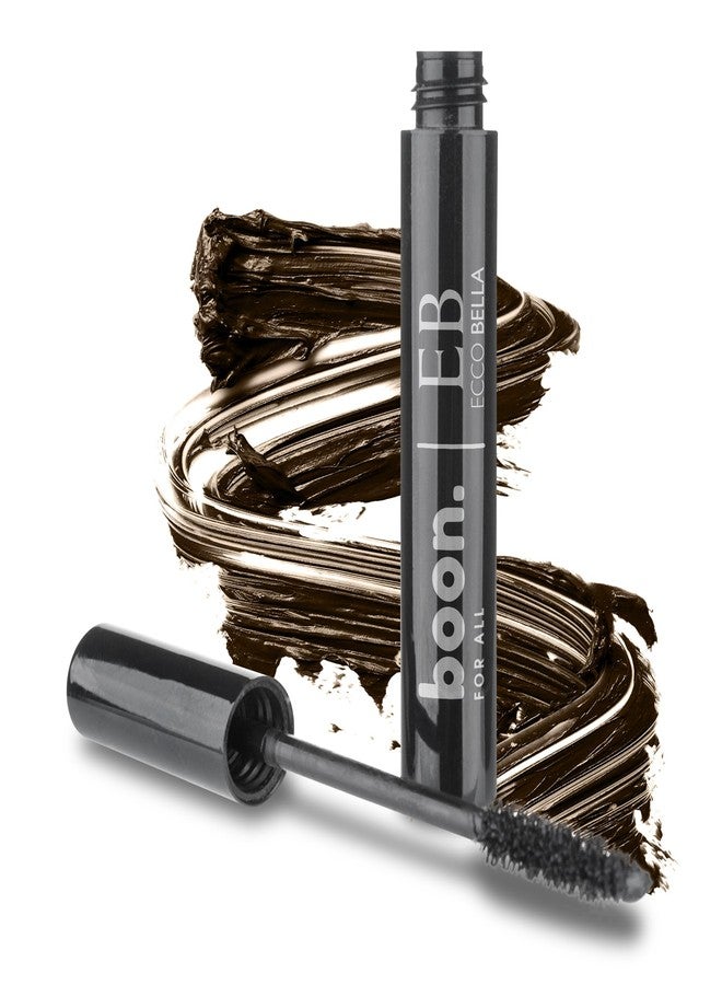 Ecco Bella FlowerColor Organic Mascara - Ideal for Sensitive Eyes - All Natural, Vegan & Waterproof - Clean Brown Mascara, Long-Lasting, Smudge-Free & Gluten-Free for Beautiful Lashes - Image 1