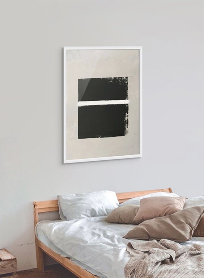 Art Decor Art Decor Framed Abstract Islamic Wall Art of Ka'bah Minimal Kaa'bah Painting Fine Art Wall Décor for Living Room Bedroom Dining Room Office Gifting - Image 3