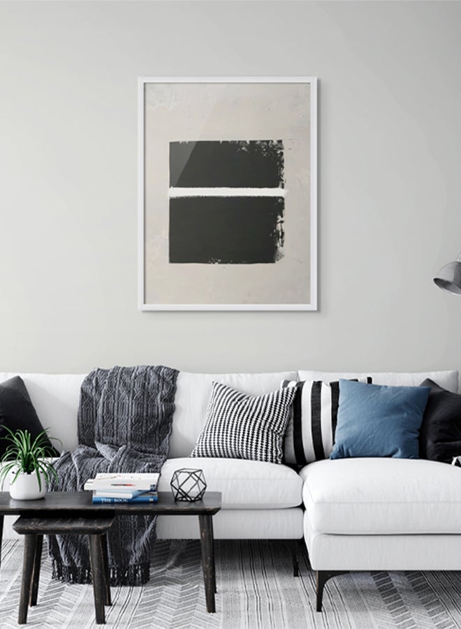 Art Decor Art Decor Framed Abstract Islamic Wall Art of Ka'bah Minimal Kaa'bah Painting Fine Art Wall Décor for Living Room Bedroom Dining Room Office Gifting - Image 2