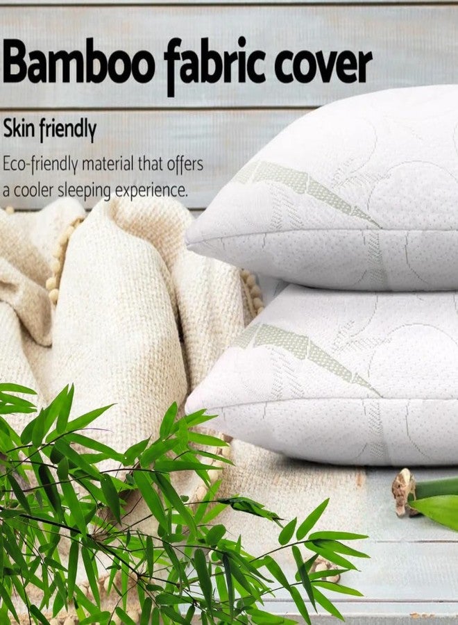 eConsumersUSA - Shredded Memory Foam Pillow for Sleeping - Medium Firm Support for Neck, Back & Shoulders - Perfect for Side Sleepers, Pregnancy, Dorms & Travel - USA Made Quality - Image 3