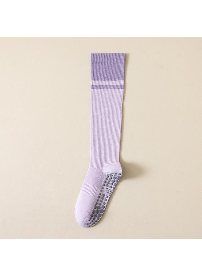 Bluejw Sports Muscle Pressure Striped Socks Children's Shoulder Socks Leg Shaping Pilates Fitness Rope Skipping Running Yoga Socks - Image 1