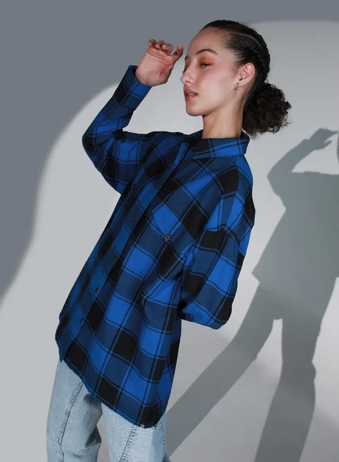 Hubberholme Women Check Shirts - Classic Checkered Design for Everyday Comfort