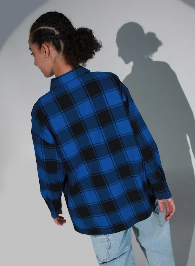 Hubberholme Women Check Shirts - Classic Checkered Design for Everyday Comfort