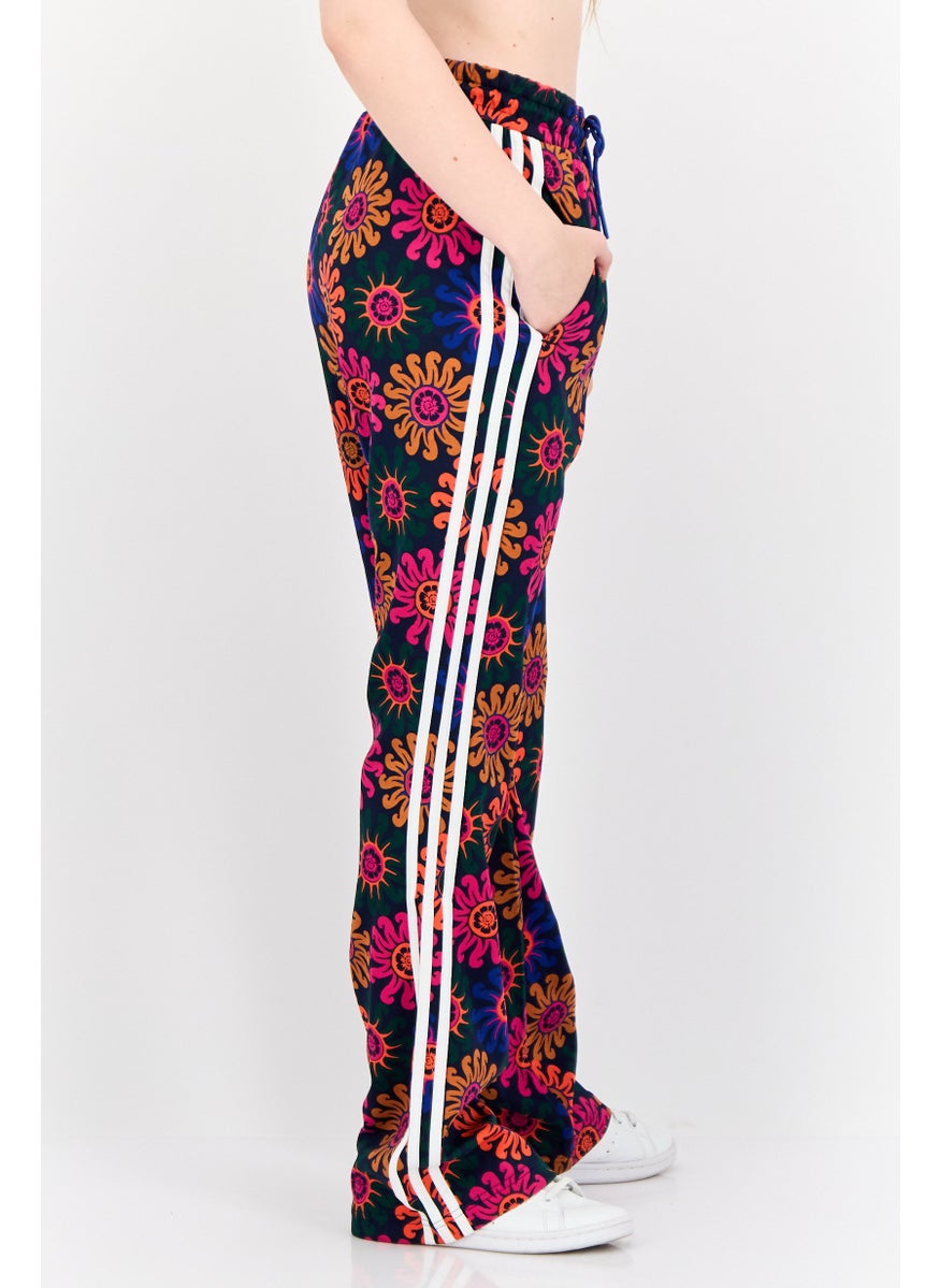 Adidas Women Sportswear Fit Brand Logo Training Trackpants, Multicolor  - Image 2