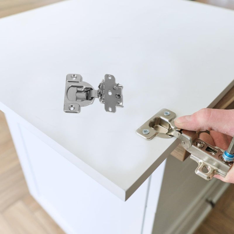 Zinc Alloy Concealed Soft Closing Cabinet Hinges For Kitchen Cabinets Wardrobe Doors - Image 5