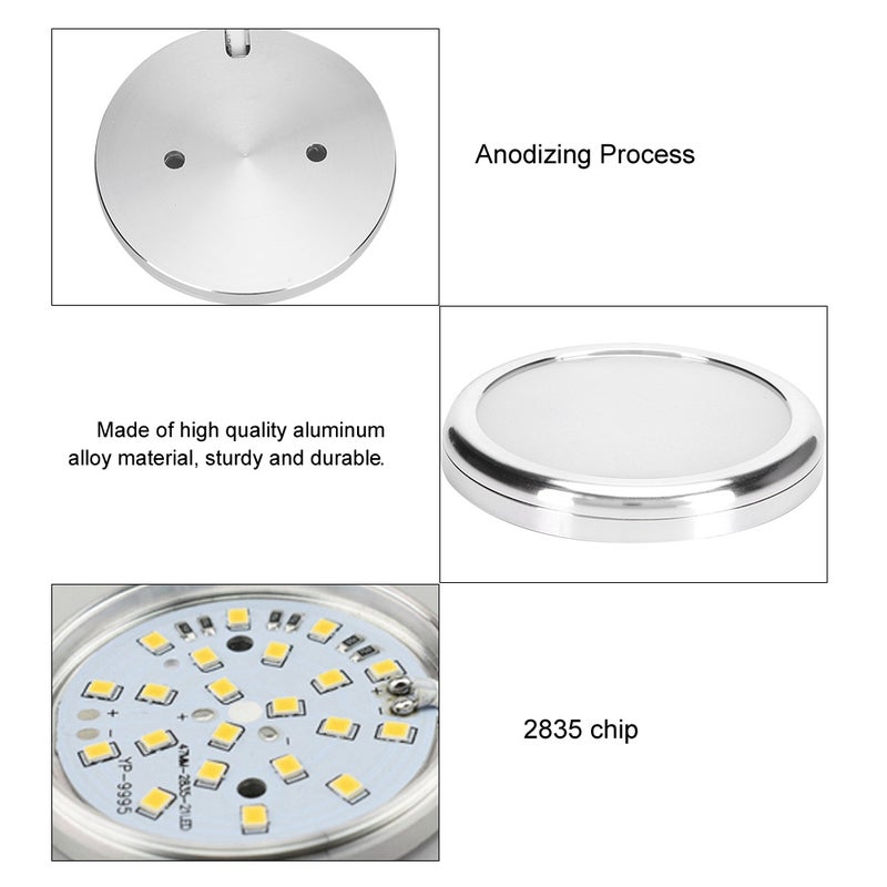 DC12V LED Under Cabinet Light Ultra thin Counter Wardrobe Lamp for Home Hotel Caravan(Warm) - Image 3