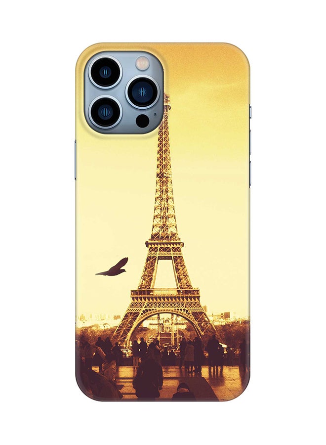 Case for Apple iPhone 14 Pro Max Slim Snap Classic Series Mobile Cover Hard PC Shield Matte Finish Print - Paris - Eiffel Tower