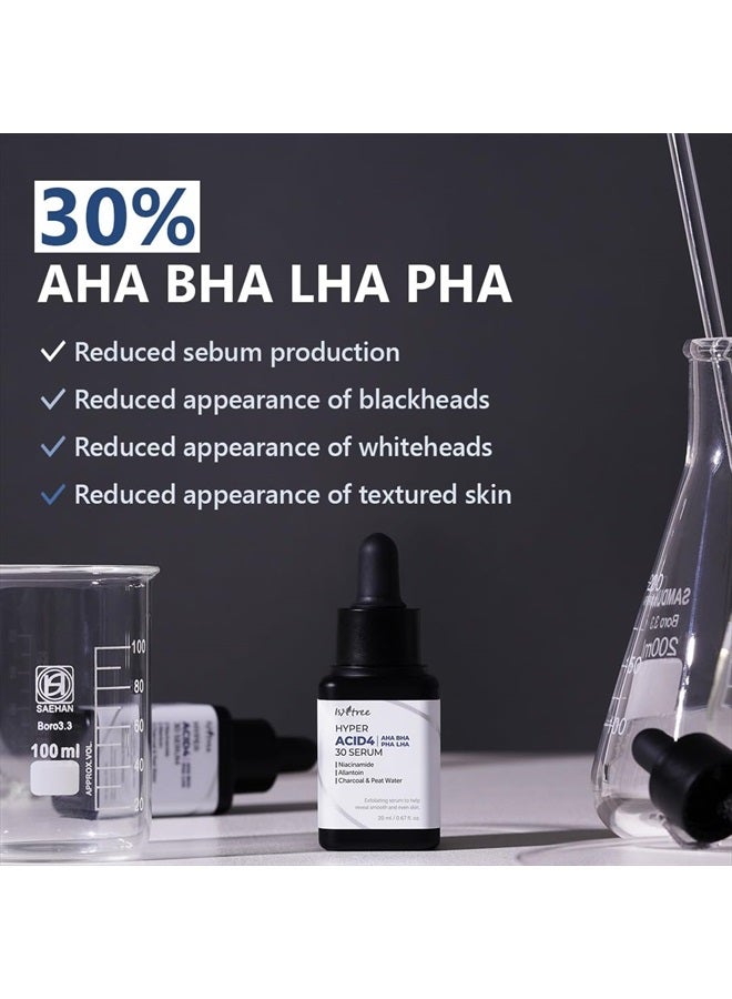 IsNtree سيروم ISNTREE Hyper Acid AHA BHA PHA LAH 30 | مقشر كيميائي لطيف | سيروم قابل للغسل | العناية بالبشرة على الطريقة الكورية - Image 3