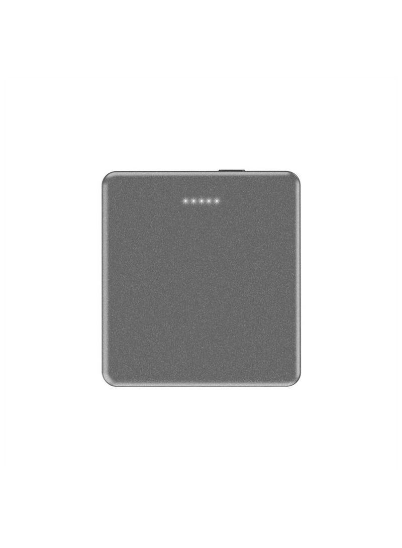 5000mAh Fast Magnetic  Portable Power Bank Charger For iPhone 12/13/14/15 Series  Grey  - Image 2