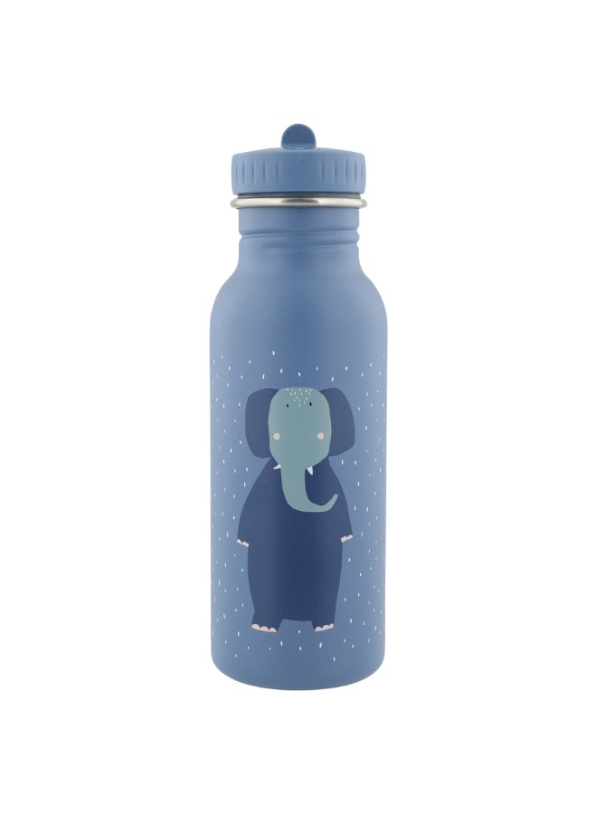 Trixie Stainless Steel Water Bottle - 500ml - Mrs. Elephant - Image 1