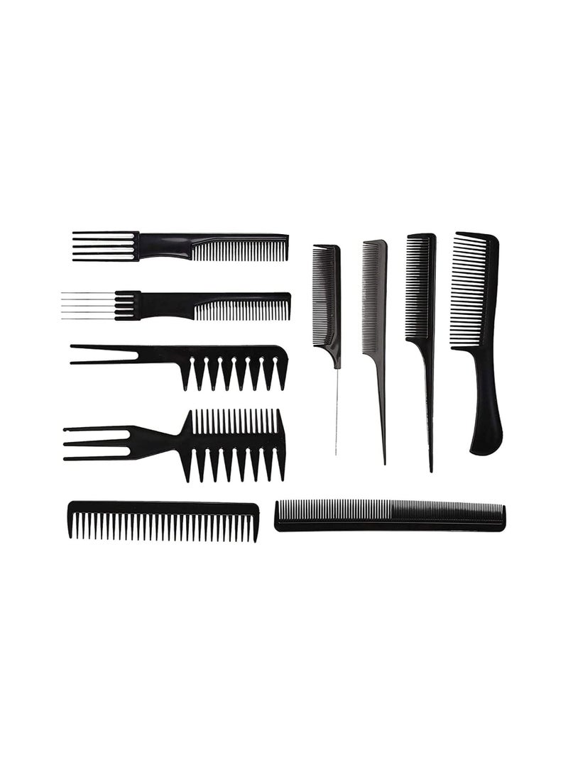 SHOWAY 10pcs Hair Comb Set  Barber Combs Kit for Men and Women - Image 4