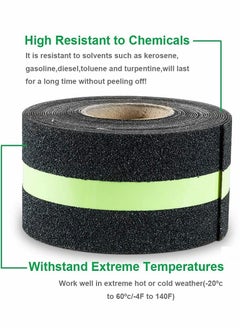 KASTWAVE Anti-Slip Grip Tape, Anti Slip Safety, Glowing in Dark Non Adhesive Stair Treads High Traction Grit for Stairs Steps Decking Indoor Outdoor 5m x 5cm  - Image 3