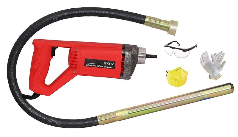 Digital Craft Digital Craft Attractive Electric Concrete Vibrator 35mm with 15 Needle Handheld Cement Soil Mixer Bulitin Cement Vibrator Building Industry Construction Tools 