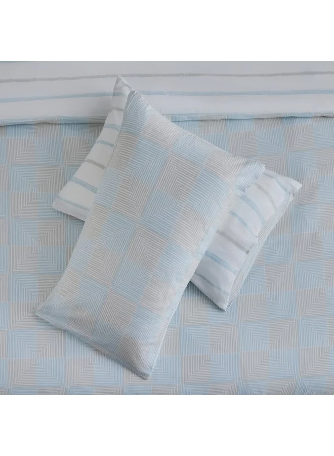Home Box Aurora Jason 5-Piece Printed Cotton Queen Comforter Set 240 x 200 cm