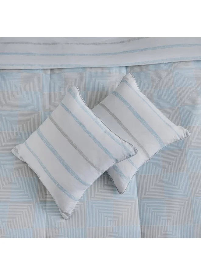 Home Box Aurora Jason 5-Piece Printed Cotton Queen Comforter Set 240 x 200 cm