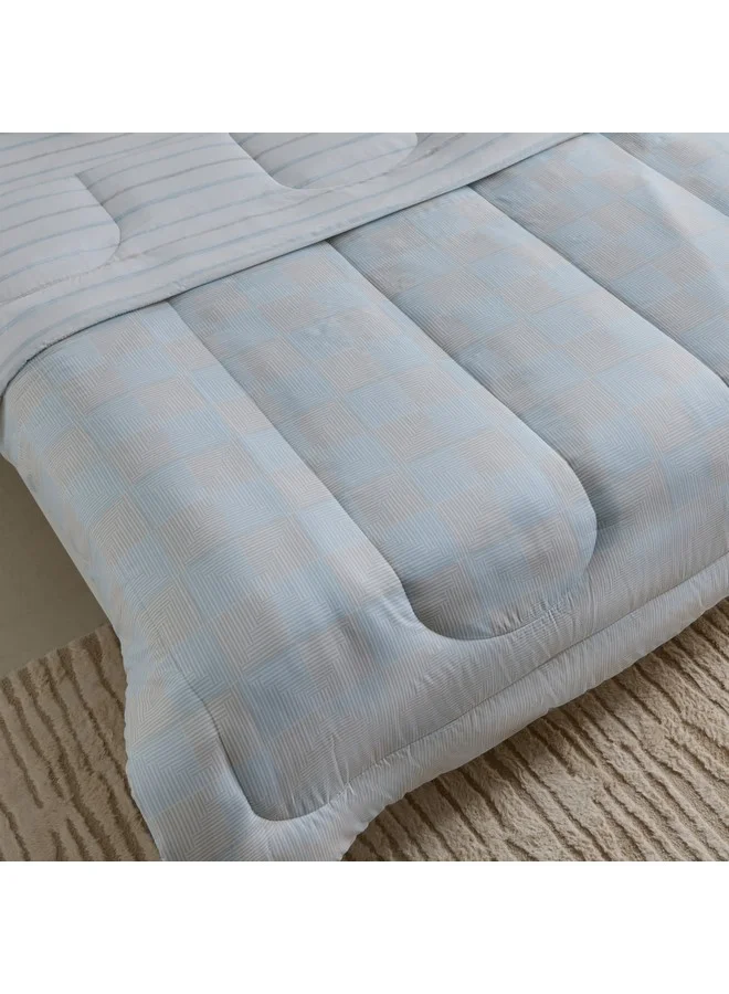 Home Box Aurora Jason 5-Piece Printed Cotton Queen Comforter Set 240 x 200 cm