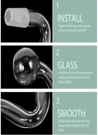 10 Pcs 10mm Clear Glass Fountain Inflow Pipe Aquarium Filter Tubing For Aquarium Planted Fish Tank