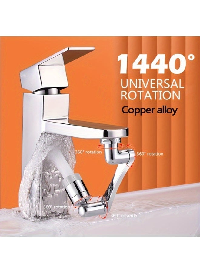 Yalla Pick 1440° Universal Swivel Faucet Spray Head, Compatible with Extension Faucets, Aerator Spouts, Kitchen Faucets, Wash Basin Robot Arm Faucet Extenders, Sink Accessories - Image 5