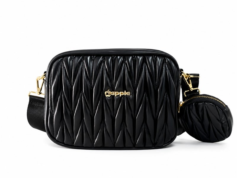 KANAZ BELLE CROSS Quilted Crossbody Bag with Mini Pouch, BELLE CROSS.