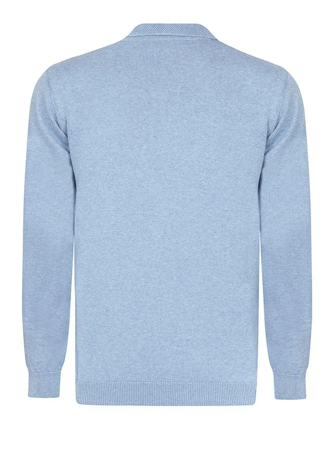 FELIX HARDY Pullover with Polo Collar