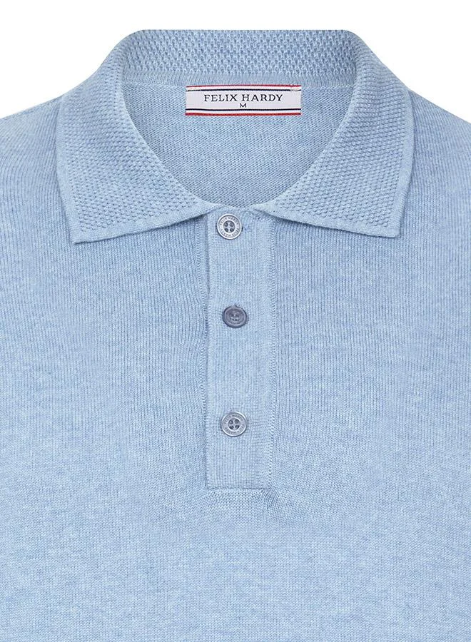 FELIX HARDY Pullover with Polo Collar