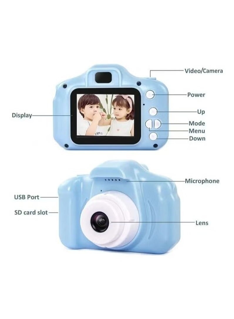 سناجل لعبة كاميرا رقمية للأطفال، كاميرا صغيرة قابلة لإعادة الشحن عبر USB للأولاد والبنات من سن 3 إلى 10 سنوات، فيديو وصور عالية الدقة، هدية مثالية للأطفال - Image 2