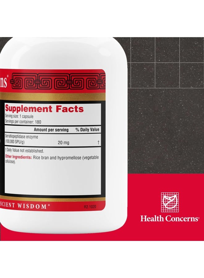 Health Concerns Serramend - Immune Defense Support Supplement - 180 Capsules - Image 2