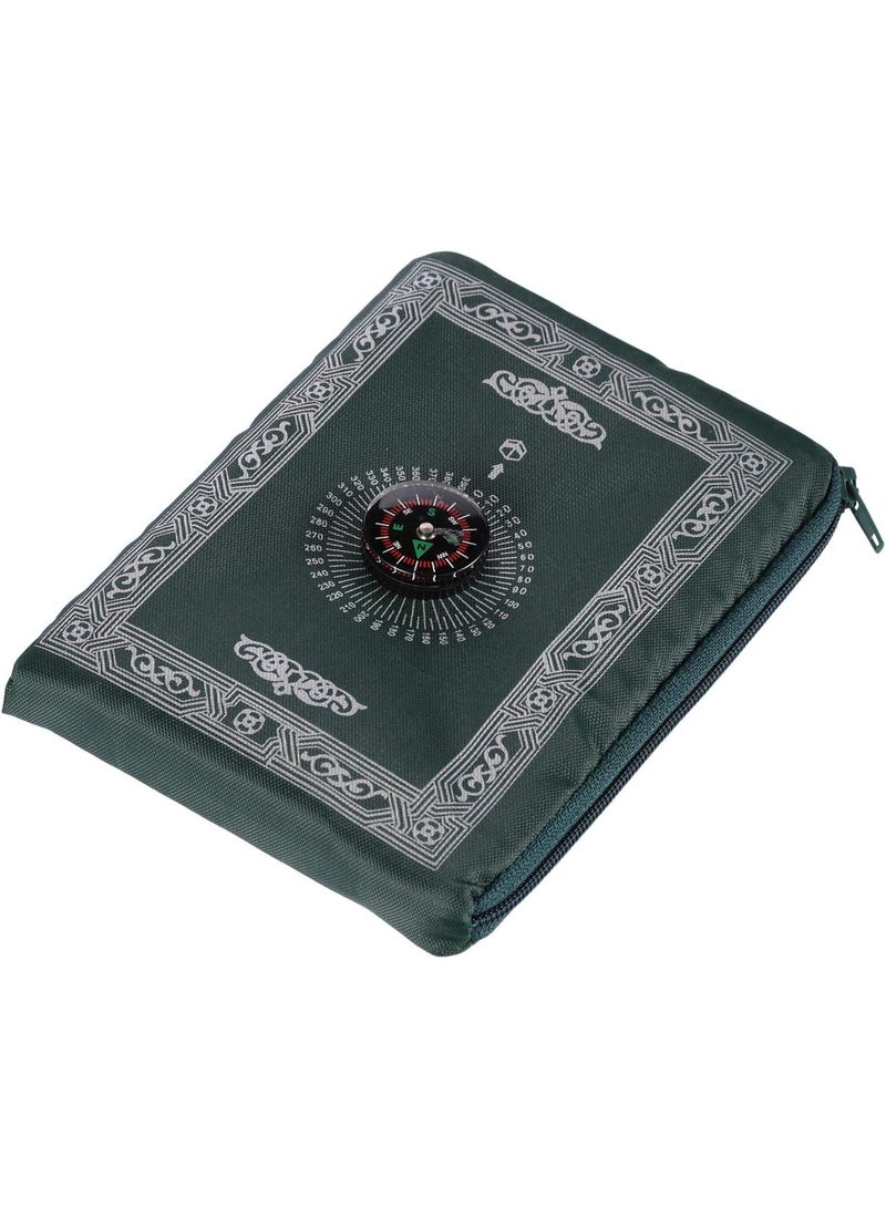 Bukela 2 Pieces Portable Travel Prayer Mat with Compass, Waterproof Polyester Prayer Rug, Muslim Travel Prayer Mat, for Ramadan Gifts (60cm×100cm) - Image 5