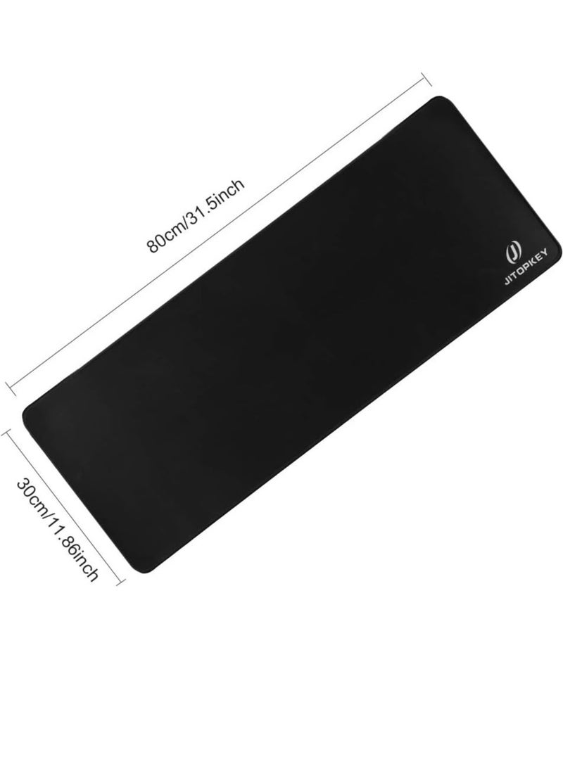 JITOPKEY - Large Gaming Mouse Pad 800x300x3MM with Superior Micro-Weave Cloth, Extended Desk Mousepad with Stitched Edges, Non-Slip Base, Water Resist Keyboard Pad for Gamer, Office & Home - Image 1