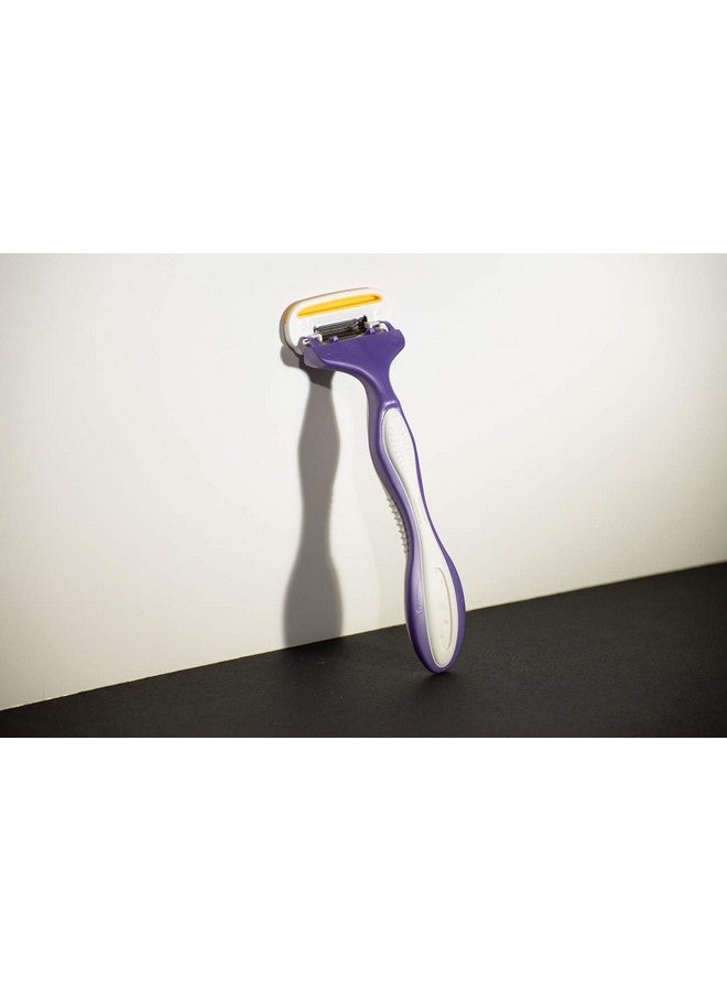 About Face About Body Spa Shave 4Blade Disposable Razors Premium Disposable Shavers With Coconut Oil Moisture Pad 4 Count  - Image 4