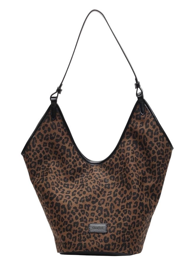 YFGBCX Suede Bags for Women Crossbody Bags Cheetah Hobo Bag Leopard Bags for Women Large Capacity Work Tote Bag - Image 1