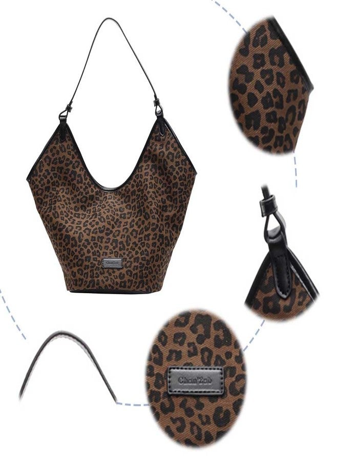 YFGBCX Suede Bags for Women Crossbody Bags Cheetah Hobo Bag Leopard Bags for Women Large Capacity Work Tote Bag - Image 5