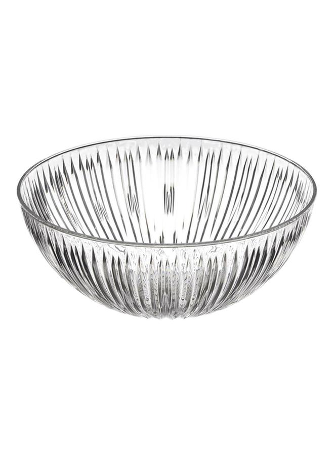 Arrow Crystal Cut Design Contemporary Polystyrene Starburst Bowl Clear 12inch 83200