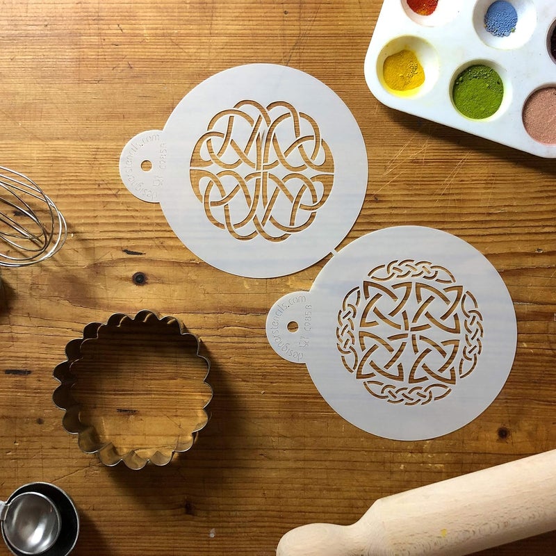 Designer Stencils Celtic Medallions Cookie Stencil Set C985 by Designer Stencils - Image 3