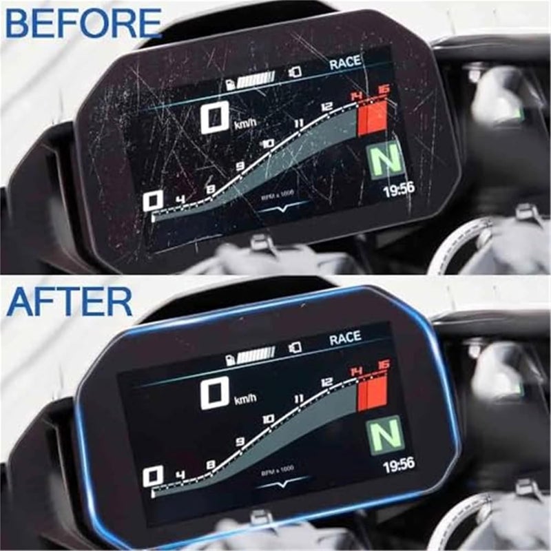 Vuzmode C400GT Motorcycle Dashboard Screen Protector - Image 2